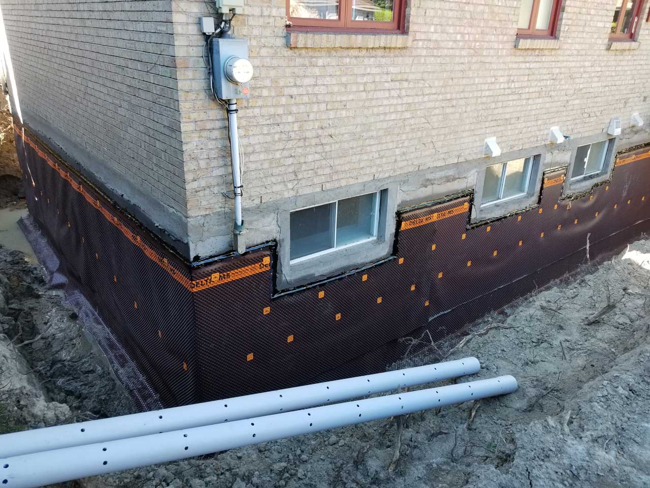 Drain français #152 Delta Aqua-Bloc Drain français #152 Delta Aqua-Bloc