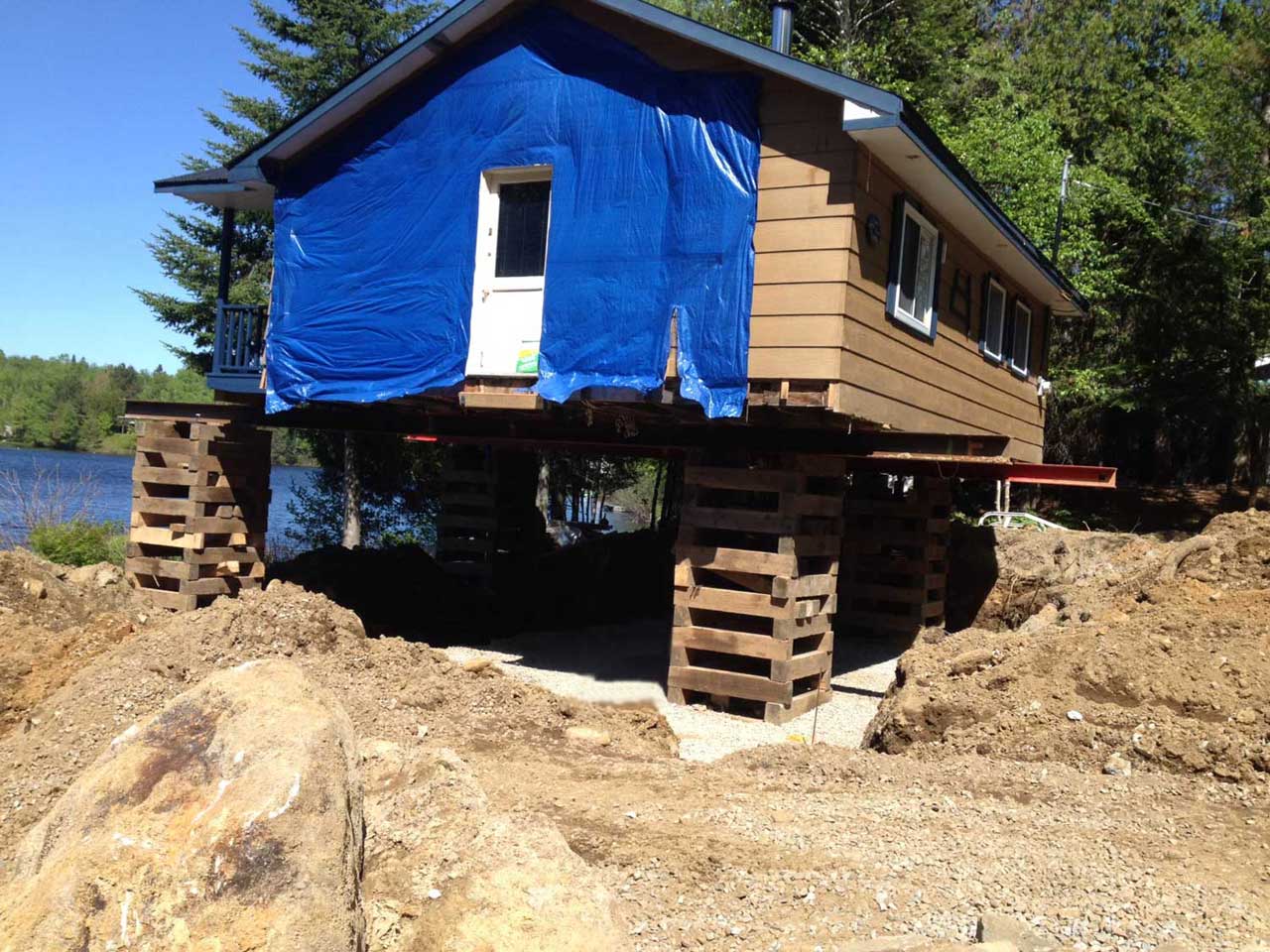 Levage de structure #1