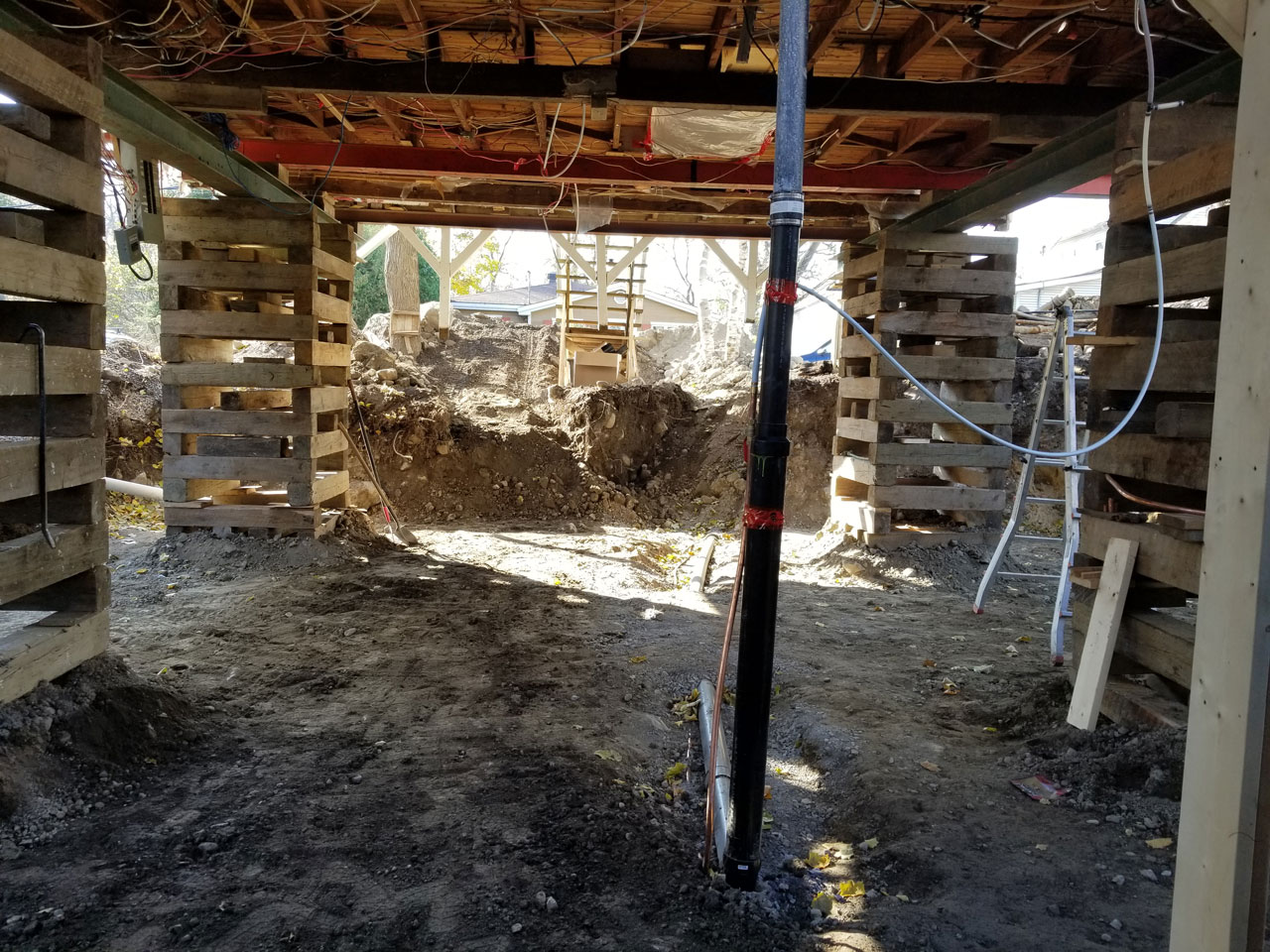 Levage de structure Torex Excavation